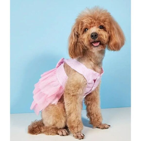 Pink Dog cat Pet Dress‎ XL with Bow NWOT - Picture 4 of 5